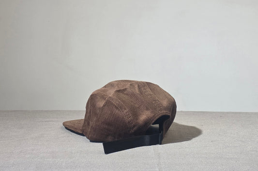 "168" Brown Corduroy 5-Panel Hat