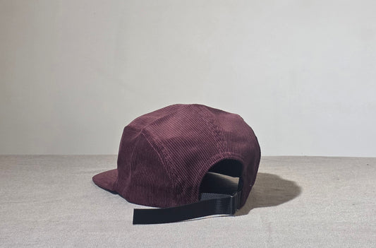"168" Maroon Corduroy 5-Panel Hat