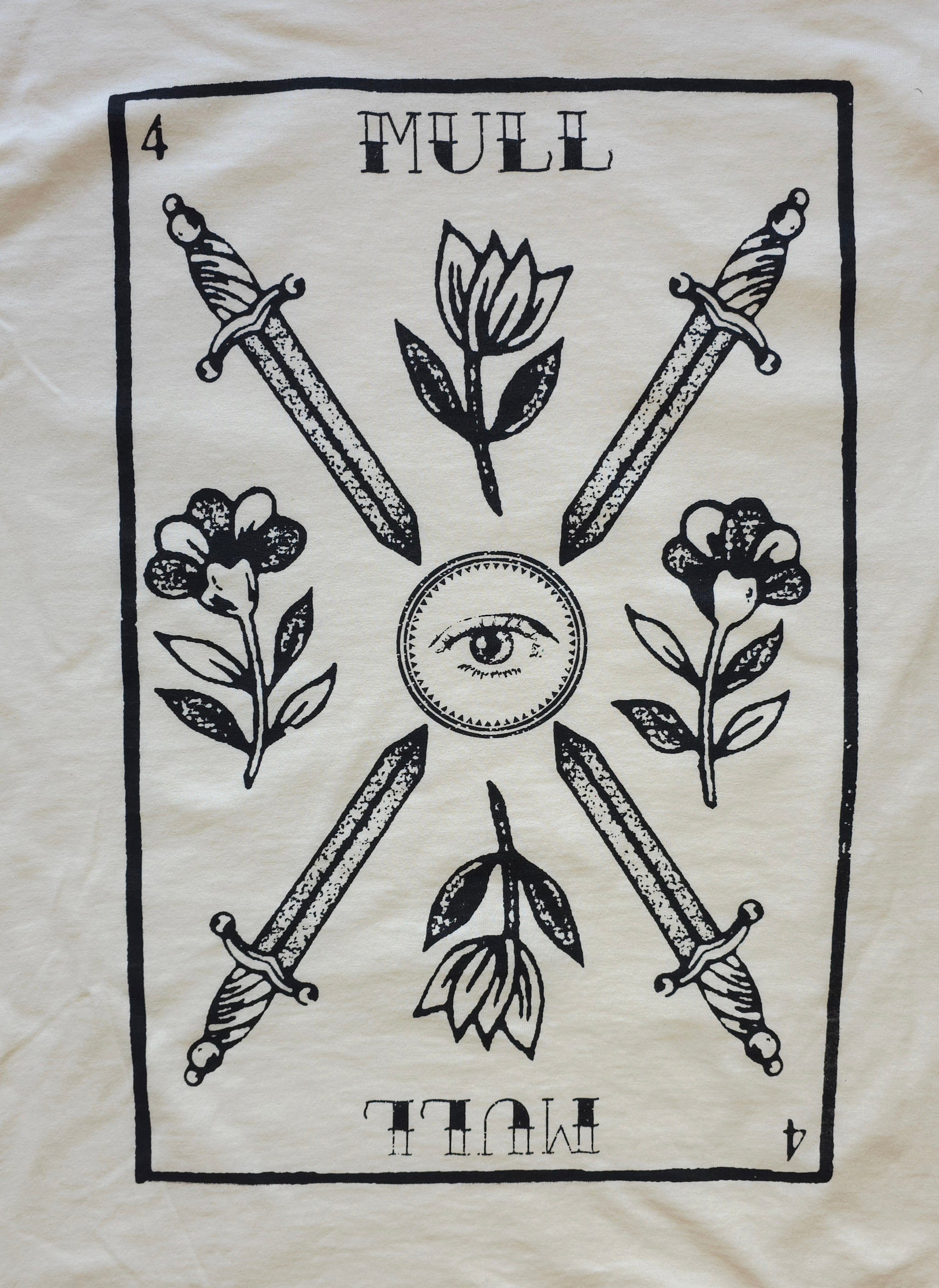 4 Of Swords (Front Print)